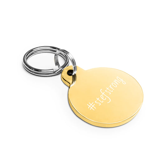 #StefStrong - Engraved Keychain