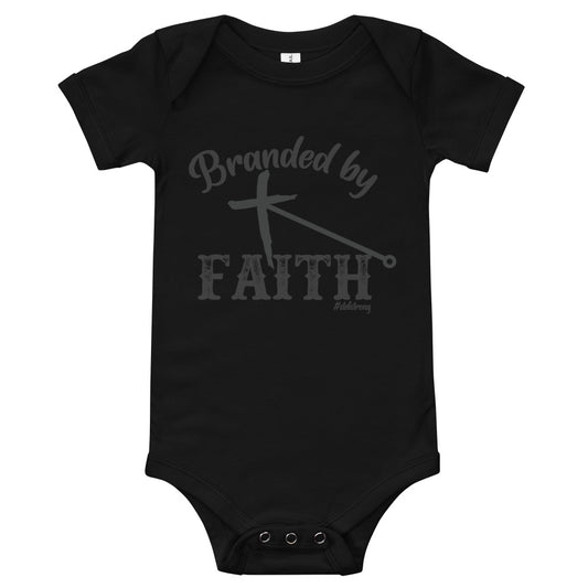 Branded by Faith - Baby short sleeve one piece