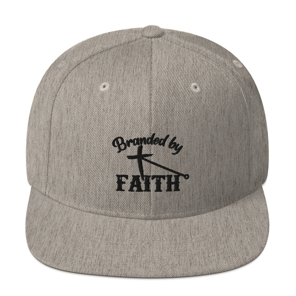 Branded by Faith - Snapback Hat