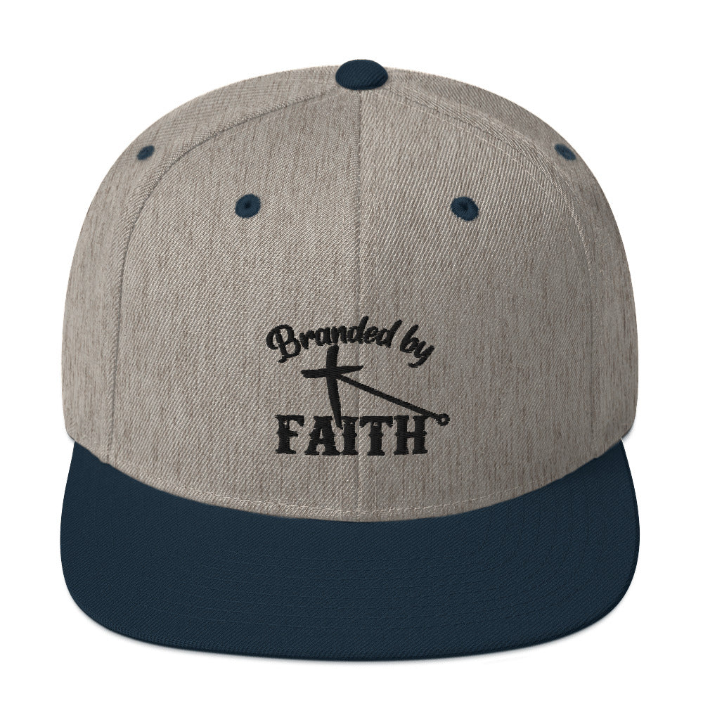 Branded by Faith - Snapback Hat