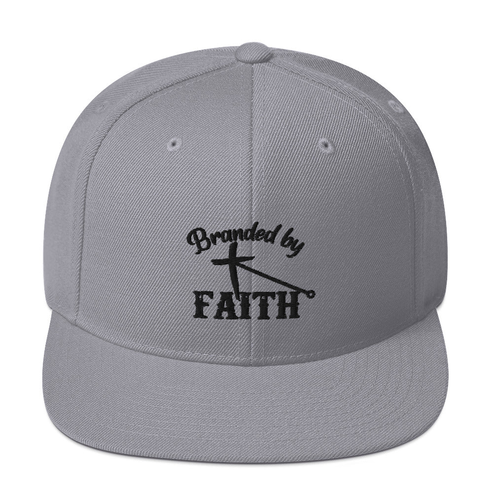 Branded by Faith - Snapback Hat