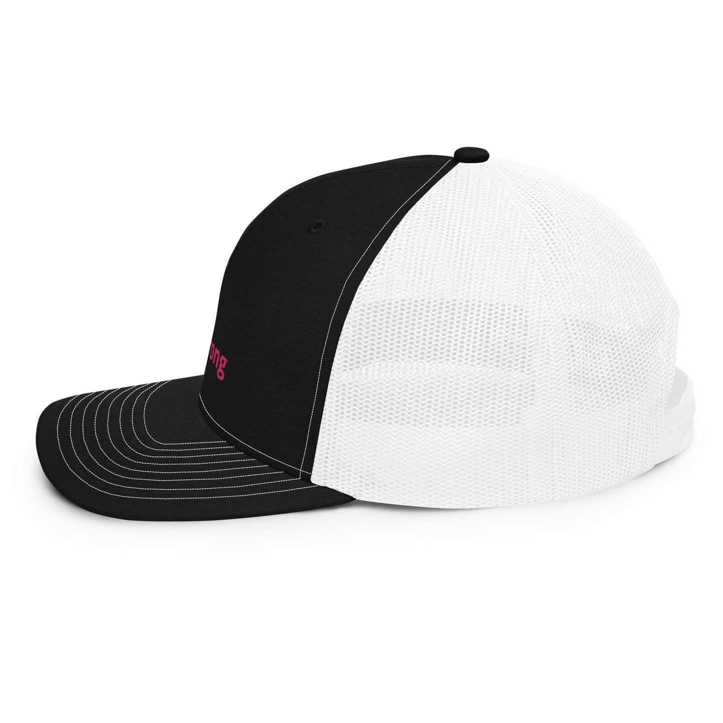 #StefStrong - Trucker Cap with Pink Cross and Crown Logo