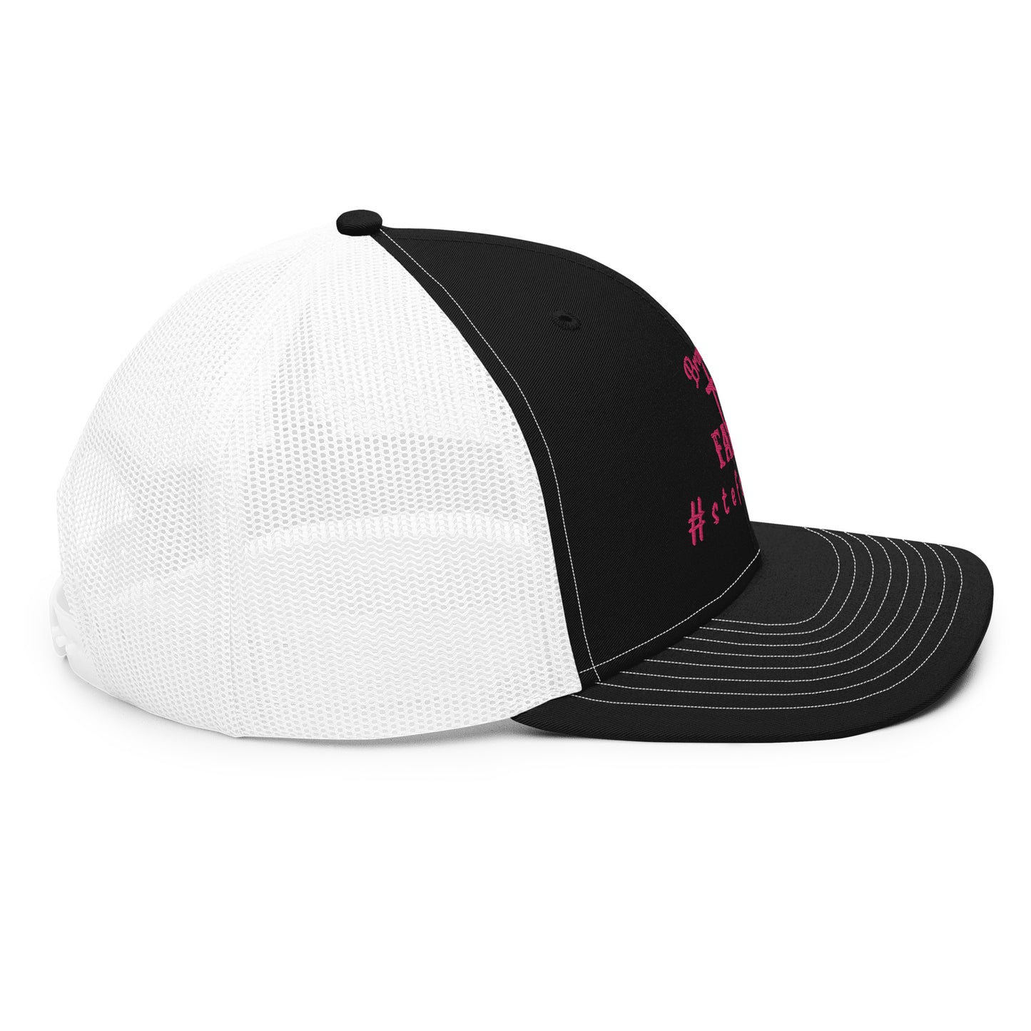 Branded By Faith - Pink Embroidery - Trucker Cap