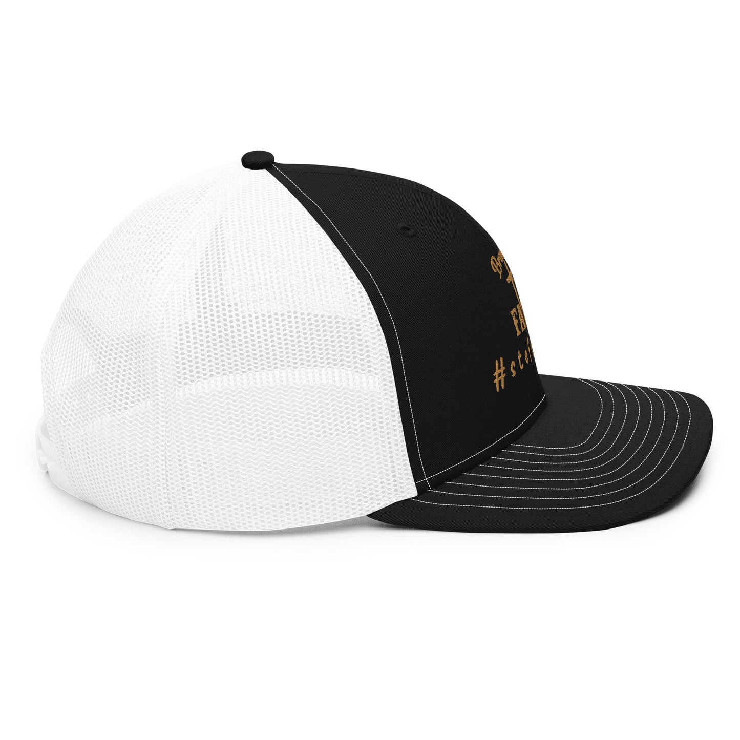 Branded by Faith - Gold Embroidery - Trucker Cap