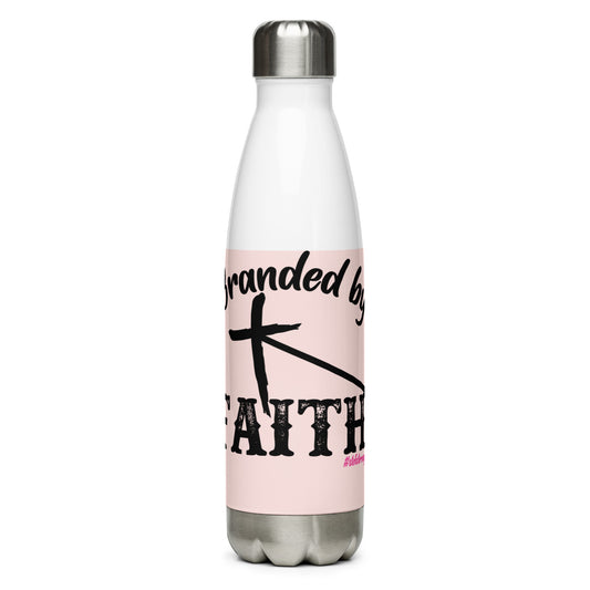 Branded by Faith - Stainless Steel Water Bottle