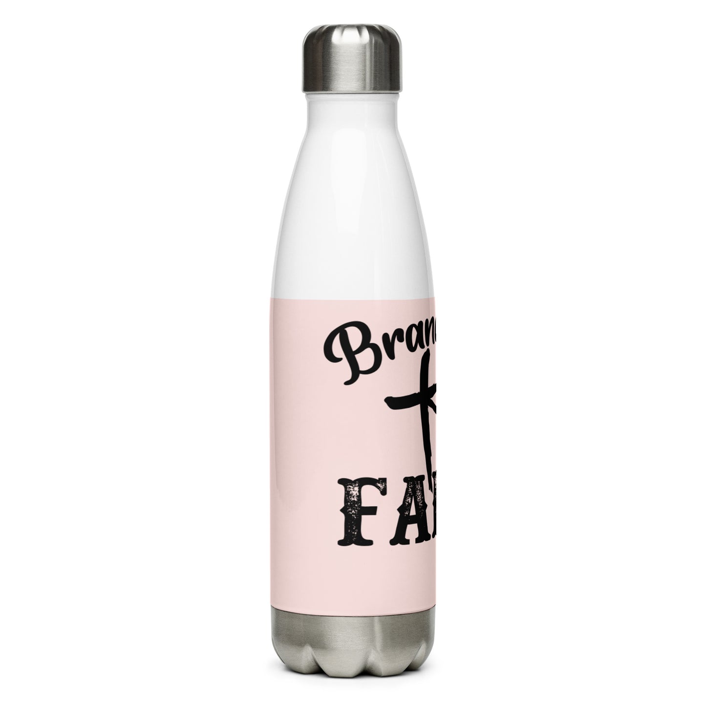 Branded by Faith - Stainless Steel Water Bottle